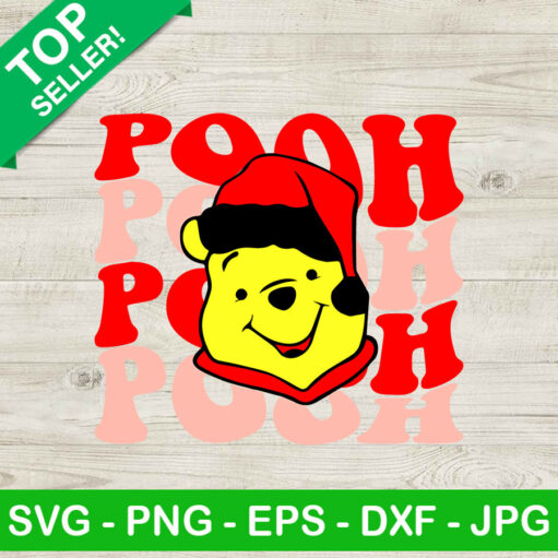 Santa Winnie The Pooh Svg