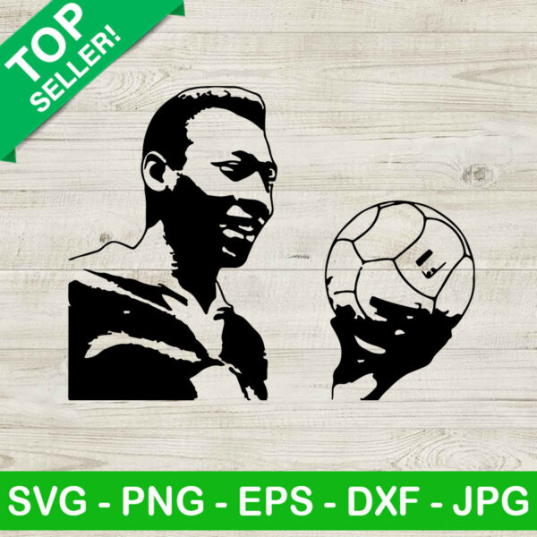 Pele King Of Football SVG, Pele 10 Brazil SVG, King Of Football SVG, Rip Pele SVG