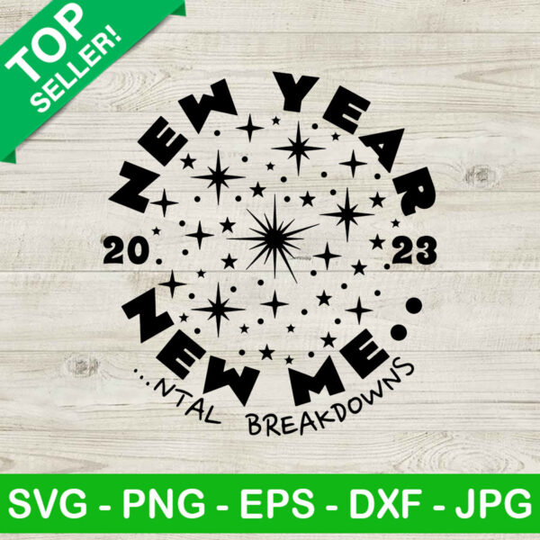 New year 2023 SVG, Happy new year SVG, new years eve 2023 SVG
