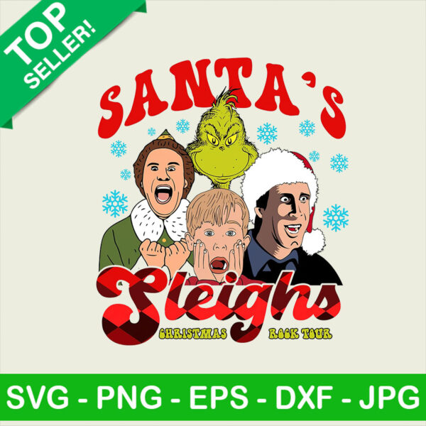 Santa's sleighs home alone PNG