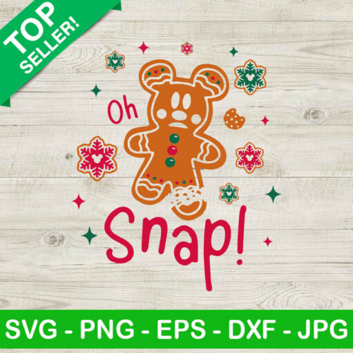 Oh Snap Mickey Mouse Svg