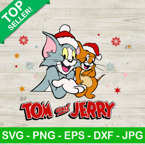 Tom and Jerry christmas SVG