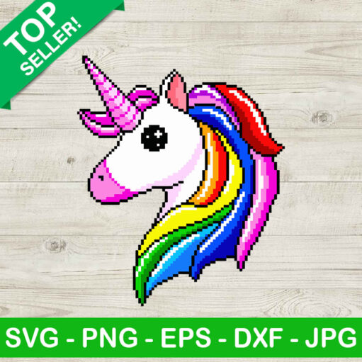 Unicorn Pixel Svg