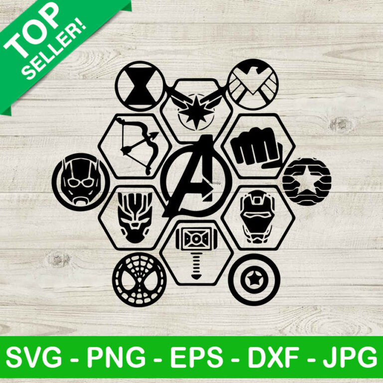 Avengers marvel logo SVG, Superhero SVG, The Avengers SVG