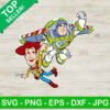 Buzz lightyear and woody SVG