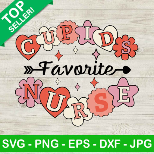 Cupid Favorite Nurse Svg
