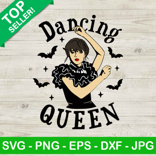 Dancing queen wednesday Addams SVG