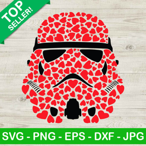 Darth Vader Heart Face Svg