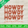 Howdy howdy valentine SVG