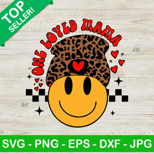 Leopard Valentine Smiley Face SVG