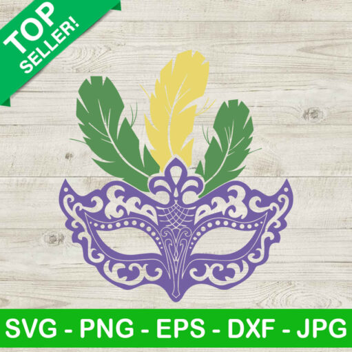 Mardi Gras Mask Svg