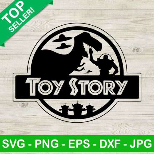 Toy Story T Rex Logo Svg