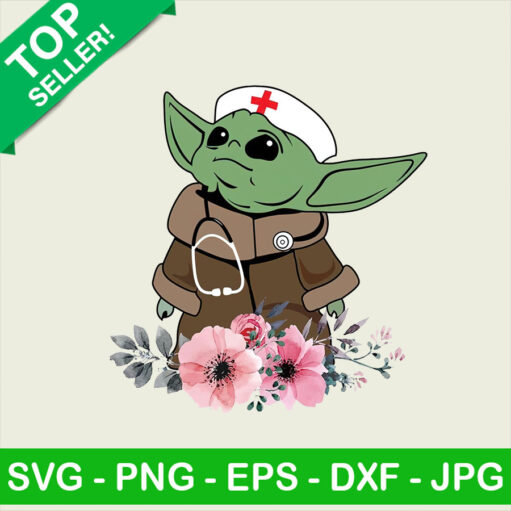 Nurse baby yoda PNG