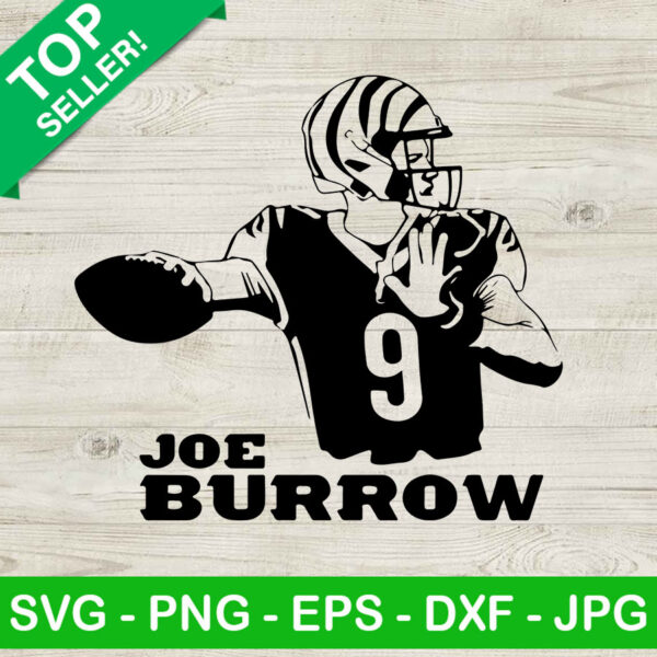 Joe Burrow Bengals SVG