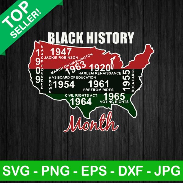 Black History Month SVG