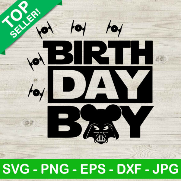 Darth Vader Birthday Boy SVG, Star Wars Birthday SVG, Kids Birthday SVG