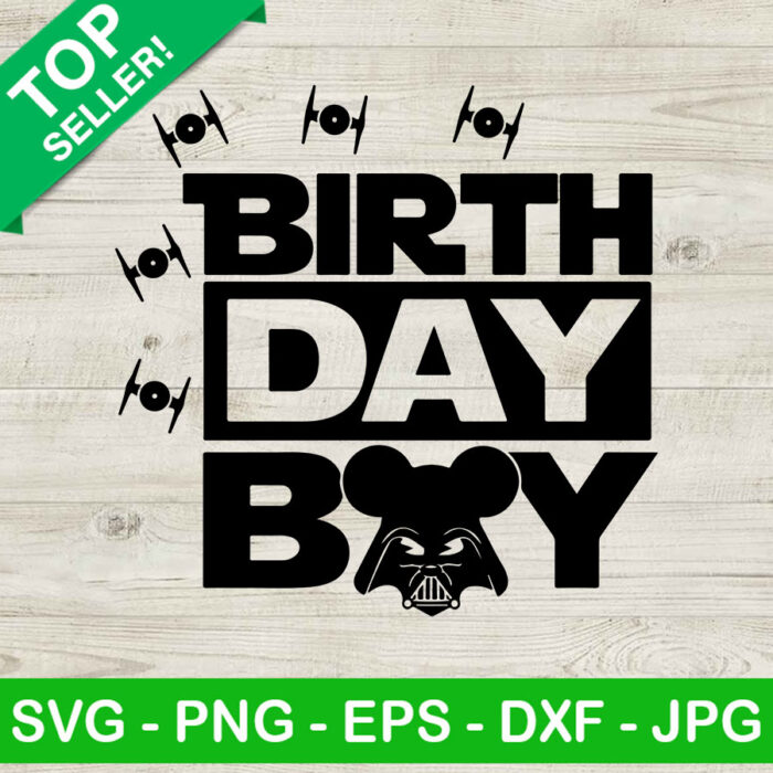 Darth Vader Birthday Boy SVG