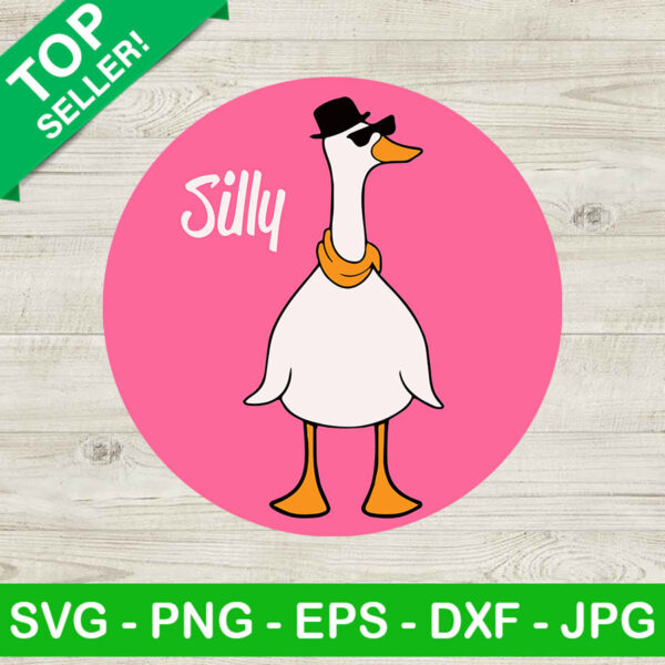 Silly Goose SVG, Silly Goose Bird SVG, Funny Goose SVG