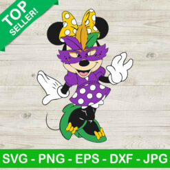 Minnie Mardi Gras SVG