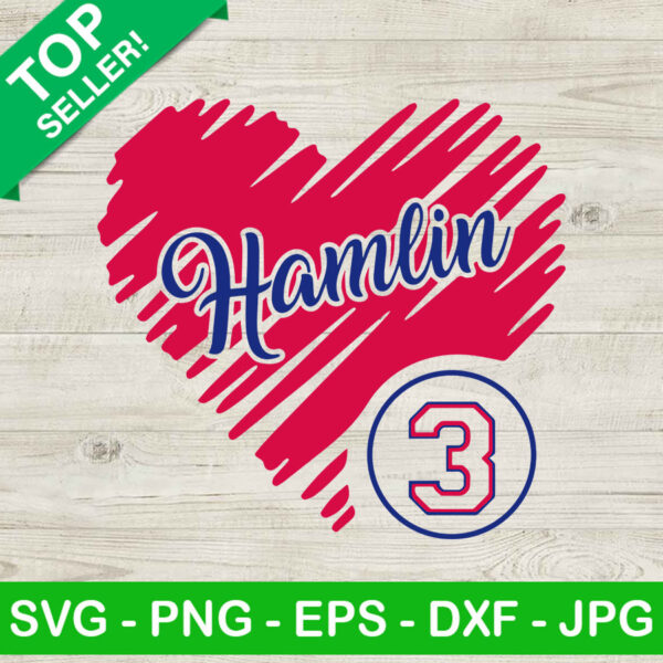 Damar Hamlin 3 SVG