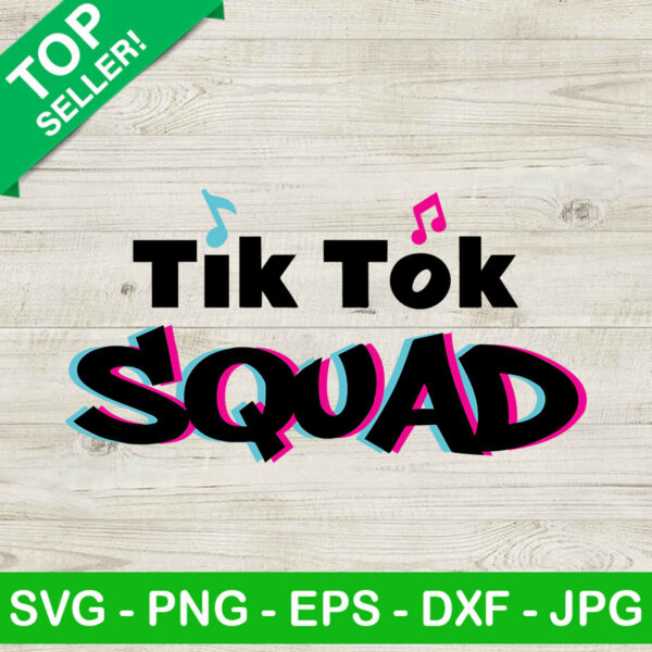 Tiktok Squad SVG, Tiktok Birthday SVG, Tiktok Queen SVG
