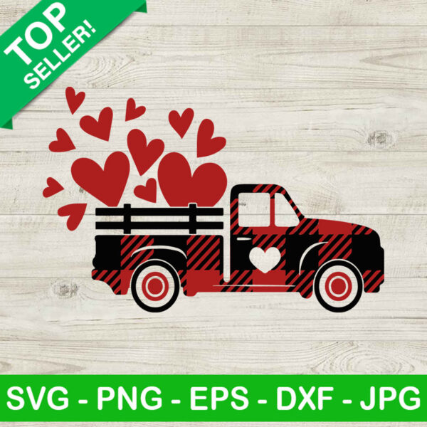 Valentine Truck SVG