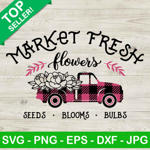 Market Fresh Truck SVG