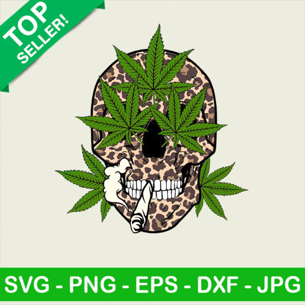 Skull smoke weed PNG