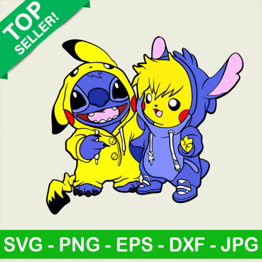 Stitch Pikachu PNG