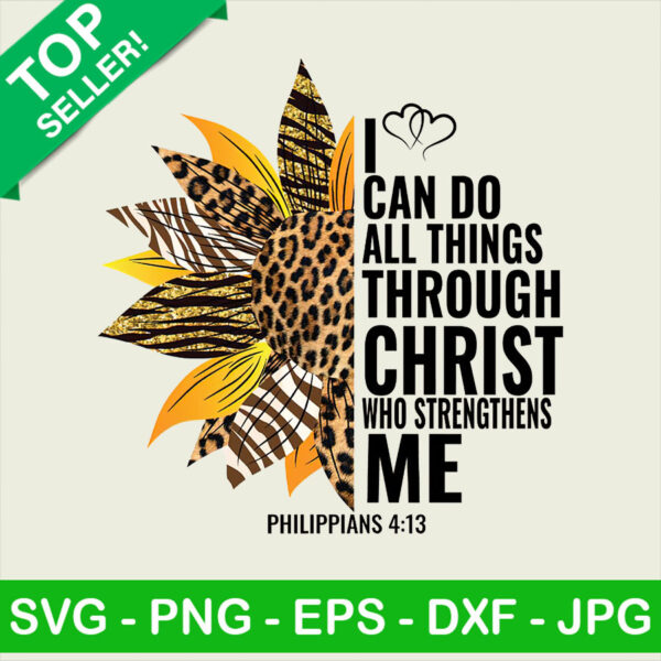 I can do all things through christ who strengthens me PNG