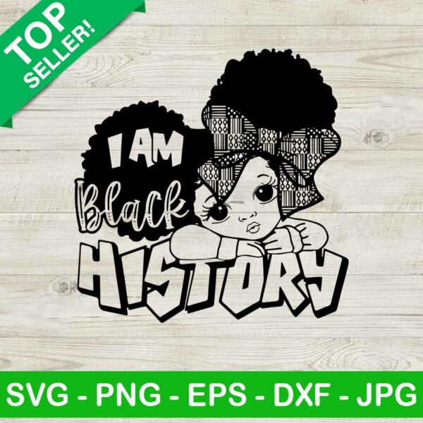 I am black history SVG