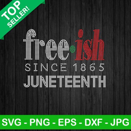 Free Ish Since 1865 Juneteeth Svg