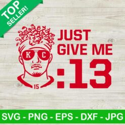 Mahomes 13 seconds SVG
