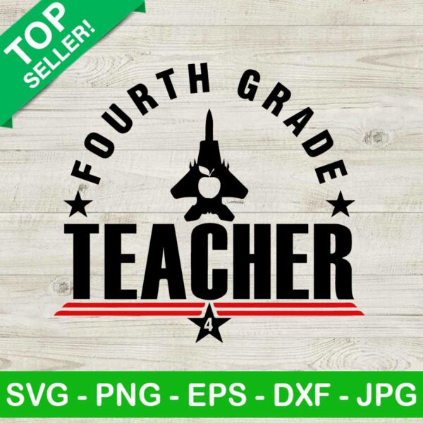 Fourth Grade Teacher SVG