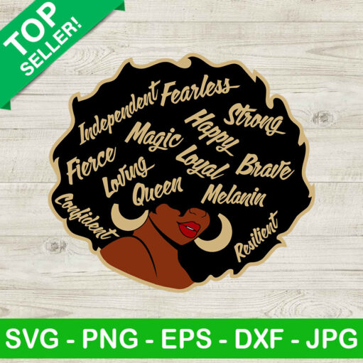 Black Queen Melanin Magic Loyal Svg