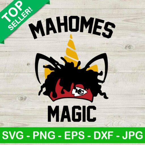 Mahomes magic unicorn SVG