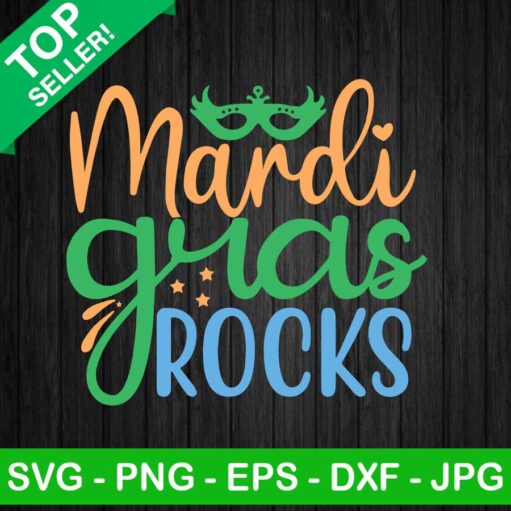 Mardi Gras Rocks Svg