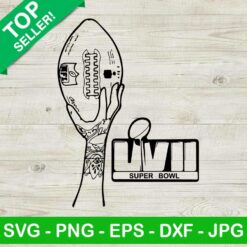 Super Bowl LVII Rihanna SVG