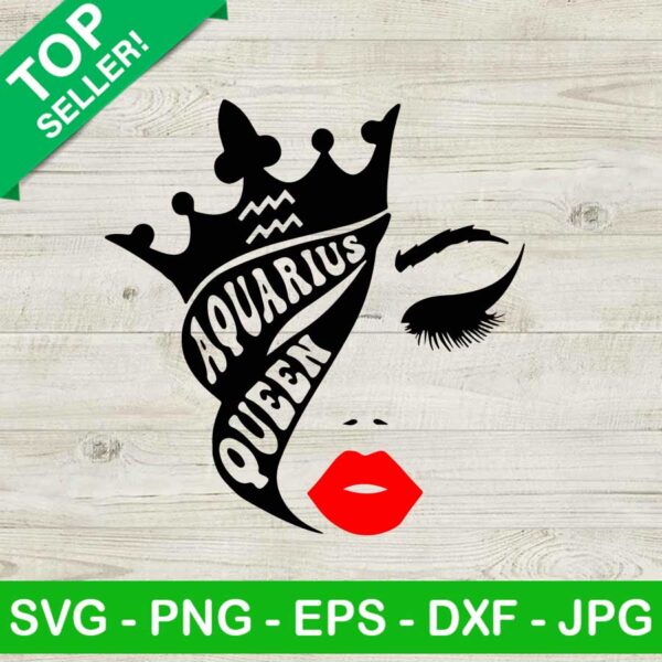 Aquarius Queen SVG