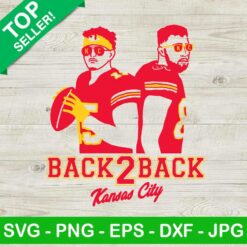 Back 2 Back Kansas City Chiefs SVG