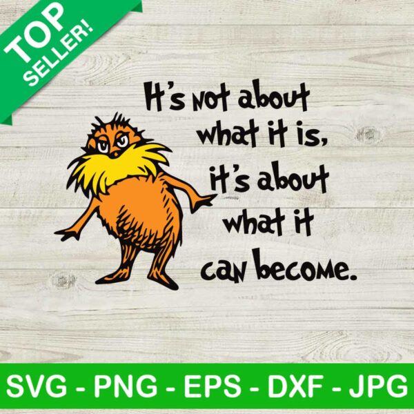 Dr Seuss The Lorax Quotes SVG
