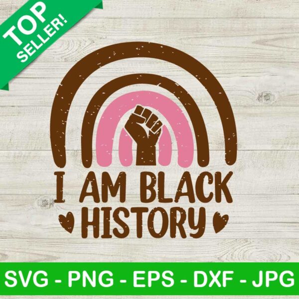I Am Black History SVG
