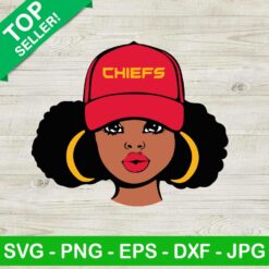 Black Girl Kansas City Chiefs SVG