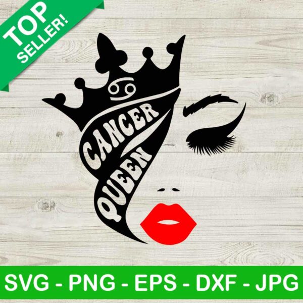 Cancer Queen SVG