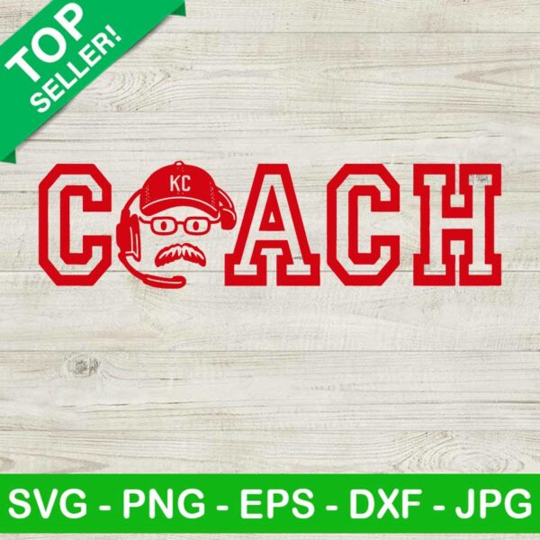 Andy Reid Coach football SVG