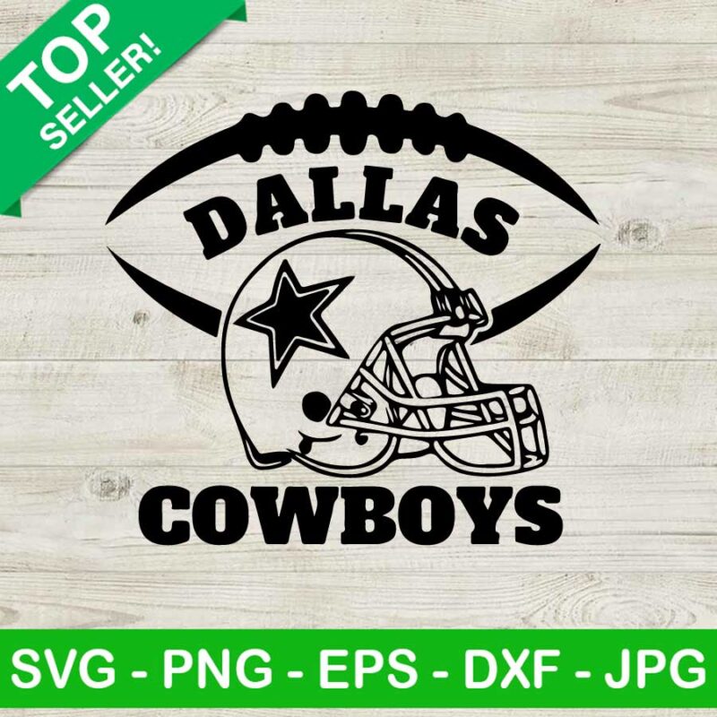 Dallas Cowboys SVG, Dallas Cowboys Football SVG, Football Helmet SVG