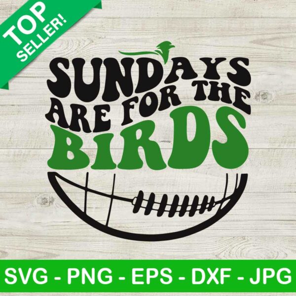 Philadelphia Eagles Sundays are for the Birds SVG