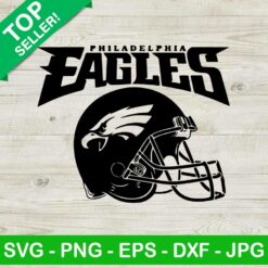 Philadelphia Eagles Helmet SVG, Philadelphia Eagles Logo SVG, Football Helmet SVG