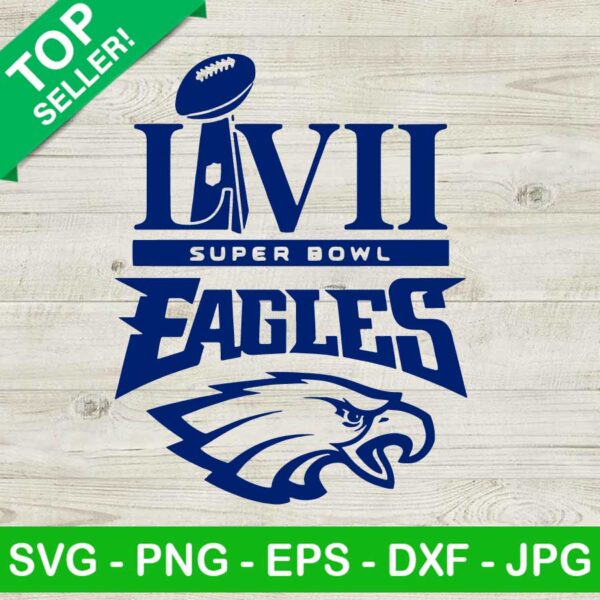 Super Bowl LVII Eagles SVG