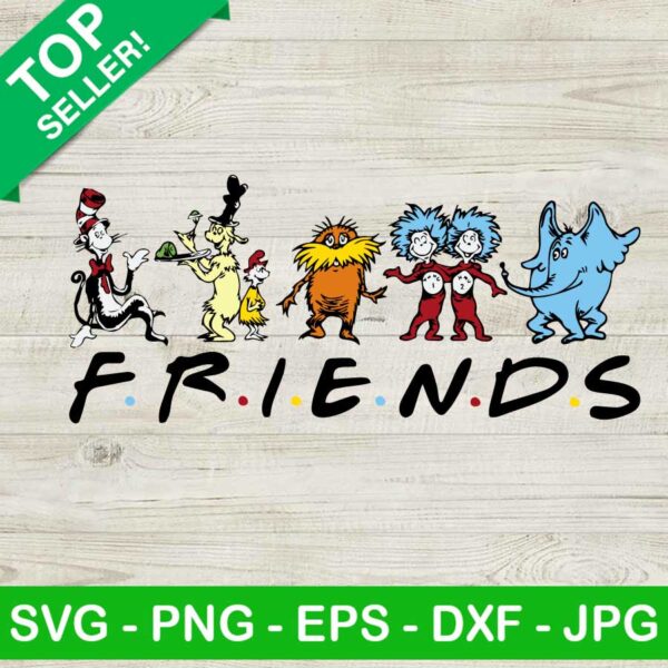 Dr Seuss Friends SVG